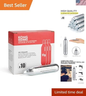 Cartuchos de CO2 versátiles de alta calidad - 12 g y 8 g compatibles con la mayoría de las pistolas de aire comprimido Foto 1 de 4