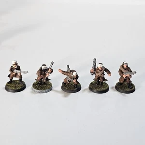 Warhammer 40k Guardia Imperial Valhallan Guerreros de Hielo Metal Pintado De Colección 5 Piezas - Imagen 1 de 11