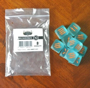 MYTHIC BATTLES RAGNAROK Board Game BLUE FROZEN DICE SET Kickstarter Exclusive - Picture 1 of 1