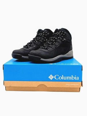 Columbia Newton Ridge плюс водонепроницаемый туристические ботинки (женские 10,5) черный/мел новый - Изображение 1 из 4