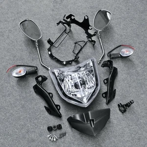 Headlight Headlamp Lamp Black Motorcycle Front Fits for YAMAHA FZ1N  2006-09 - Picture 1 of 3