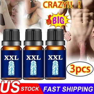 3x Männer Penisvergrößerer & Peniswachstumsöl schnellere Verbesserung Vergrößerung USA - Bild 1 von 15