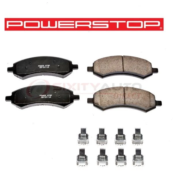 PowerStop Front Disc Brake Pad & Hardware Kit for 2005-2010 Dodge Dakota - hs - Изображение 1 из 4