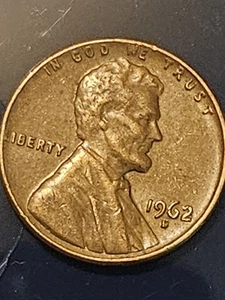 1962 D Penny L In Rim Error - Picture 1 of 6
