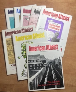 RARE 1989 The American Atheist Magazine Lot of 8 Madalyn O'Hair - Bild 1 von 8