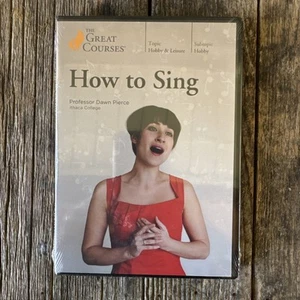 The GREAT COURSES: How To Sing W/ Dawn Pierce (6-Disc DVD Set, 2020) New Sealed - Foto 1 di 5