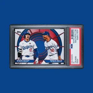2025 TOPPS #DD-2 BETTS/OHTANI DYNAMIC DUOS PSA 10 - Picture 1 of 8