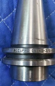 CAT40 Accupro CAT40 Cat 40 Werkzeughalter CNC 3/8" Schaftfräser CAT40-3/8-35 SAUBER! - Bild 1 von 3