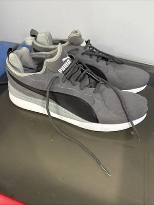 Tênis de treinamento esportivo masculino de corrida atlética Puma preto/cinza tamanho 10 - Imagem 1 de 4