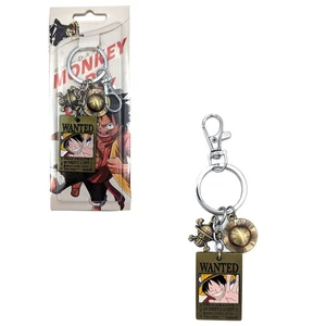 WANTED POSTERS One Piece 2 in. 3 Pcs. Key Chain Set (Hat Skull Anime KeyChain) - Picture 1 of 3