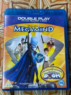 Megamind Blu-ray (2011) Tom McGrath cert PG 2 discs Blu Ray #5   - Image 1 of 2