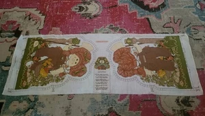 Ungeschnitten Vintage Cabbage Patch Puppe Nähpanel Gartenmädchen Stoff Material - Bild 1 von 2