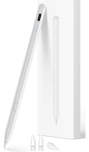 Stylus Pen for iPad (2018-2025), USB-C Fast Charging Pencil, Pixel-Perfect Tilt - Picture 1 of 8