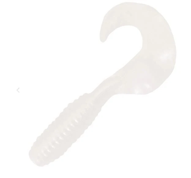 Kalin's 5" Lunker Grub - Blanco - 10 por paquete de plástico blando Foto 1 de 1