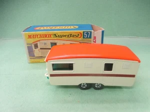 MATCHBOX SUPERFAST #57 TRAILER CARAVAN, MIB - Picture 1 of 3