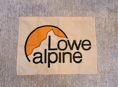 Vintage Lowe Alpine Climbing Shop Banner, 32 x 24 Zoll, 1984 - Bild 1 von 4
