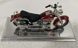 MAISTO AVON 1999 FLSTF FAT BOY HARLEY DAVIDSON 1/18 DIECAST METAL MOTORRAD 7" - Bild 1 von 18
