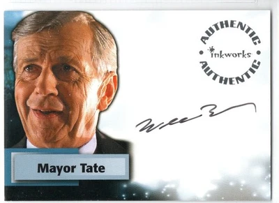 SMALLVILLE TEMPORADA 3 A19 WILLIAM B. DAVIS COMO ALCALDE TATE AUTÓGRAFO LOS ARCHIVOS X Foto 1 de 2