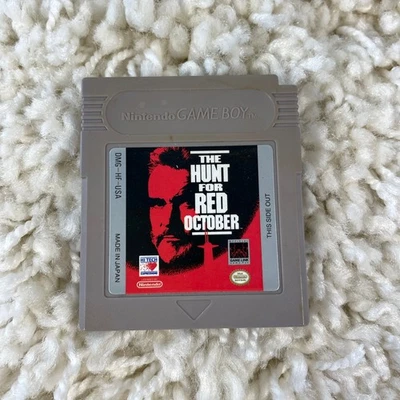 The Hunt for Red October (Nintendo Game Boy, 1991) Tested - Image 1 of 2