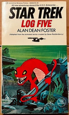 Star Trek Log Five by Alan Dean Foster 1st edition  paperback Ballantine Books - Image 1 of 4
