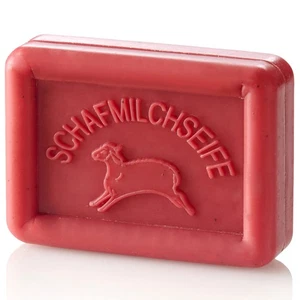 OVIS Schafmilchseife Granatapfel -Reinigung und Pflege Eckig Naturprodukte 100g - Bild 1 von 1