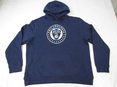 Nueva sudadera con capucha azul grande Philadelphia Union para hombre talla 2XL 2XL Foto 1 de 3
