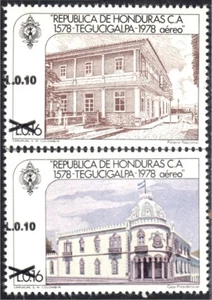 Honduras A- 734/35 1989 Villa de Tegucigalpa MNH - Imagen 1 de 1
