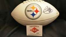 Antonio Brown Hand Signed Nfl Logo Football w/ Coa