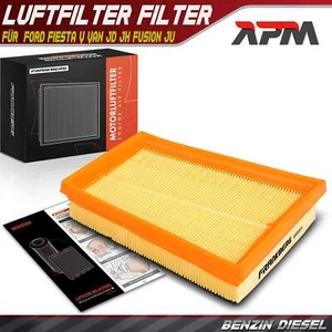 Luftfilter Filter für Ford Fiesta V Van JD JH Fusion JU 1.6 TDCi Benzin Diesel - Bild 1 von 8
