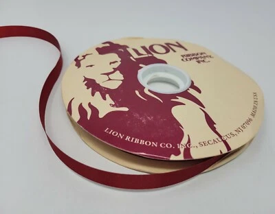 NUEVO DE COLECCIÓN Cinta Artesanal Acetato de Vino León Sea Maid 7/16" x 100 YDS Rollo No. 2 Foto 1 de 2