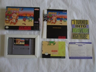 Spanky's Quest (SNES) Super Nintendo CIB Complete Box + Poster 1992 Natsume RARE - Image 1 of 4