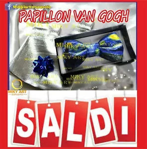 BOW TIE PAPILLON van Gogh Sternennacht BOW TIE - Bild 1 von 8