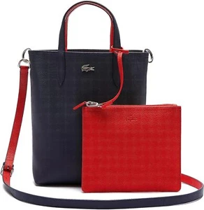 Bolso LACOSTE ANNA Reversible Vertical Unisex Nuevo - Imagen 1 de 7