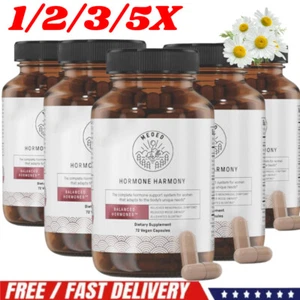1-5X Hormone Harmony Balanced Hormonal Support forHormone &Menopause,Weight&Mood - Picture 1 of 16