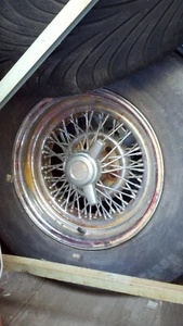 1 RARE Mercedes 450SL 380SL 500SL Wire Wheel - Picture 1 of 4