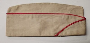 Vintage WWII era US EM ARTILLERY Piped Garrison - Overseas Cap #102 - Picture 1 of 4
