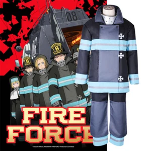 Fire Force Enen no Shouboutai Shinra Kusakabe Takehisa Hinawa Cosplay Costume - Picture 1 of 7