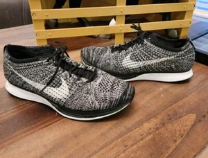 Nike Flyknit Racer 2016 Black White Oreo 526628-012 No Box SZ11 🔥 - Picture 1 of 12