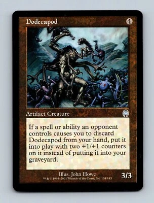 Magic The Gathering MTG Dodecapod 134/143 (Silver) Apocalypse Card 2001 - Image 1 of 2