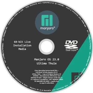 Manjaro PC Installation Disc: BOOTABLE Manjaro 23 LINUX DVD RELEASE ULTIMA THULE - Picture 1 of 2