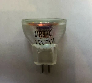 Halogenlampe Lampe Birne Leuchtmittel 12V 5W ø25mm MR8 GU4 UV Stop 720325921 - Bild 1 von 2