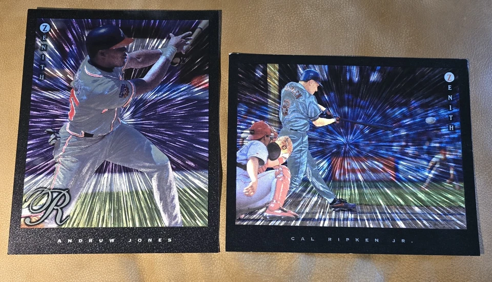 1997 Pinnacle Zenith 8x10 棒球卡套装 24 张卡牌和 Dufex Ripken — 第 1/4 张图片