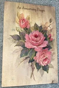 Vtg Anniversary Card 25-110-1 Made In The USA - Picture 1 of 5