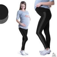 Cropped 3//4 Length Cotton Maternity Leggings Pants Pregnancy Over Bump