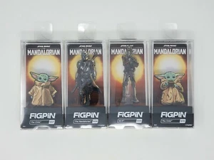 FiGPiN Disney Star Wars The Mandalorian Set #507, 508, 509 & 510 Factory Sealed - Picture 1 of 1