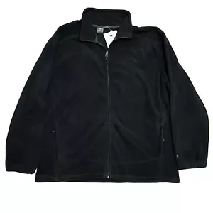 White Sierra Mountain Black Fleece Full Zip Jacket NWT XXL - Picture 1 of 10