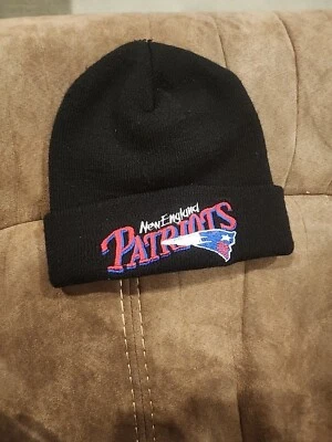 Gorro de invierno New England Patriots - Talla única - Negro - Usado para adultos Foto 1 de 2