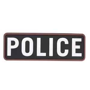 Patch 3D Rubber, Fast Fastener POLICE - Picture 1 of 1