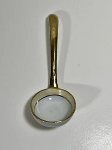 Antique Morimura Bros. Porcelain Spoon Small Ladle Nippon Hand Painted Gold 4.5” - Picture 1 of 6
