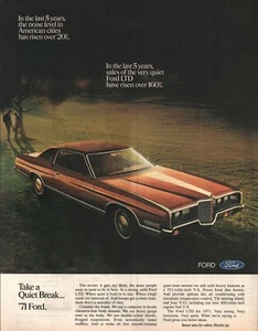 Ford - 1971 - LTD - Vintage Automobile Advertisement - Picture 1 of 1